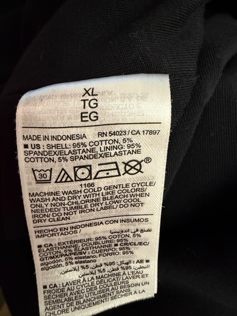 Old Navy Black Long Sleeve Scoop Neck Bodysuit - Picture 5 of 5